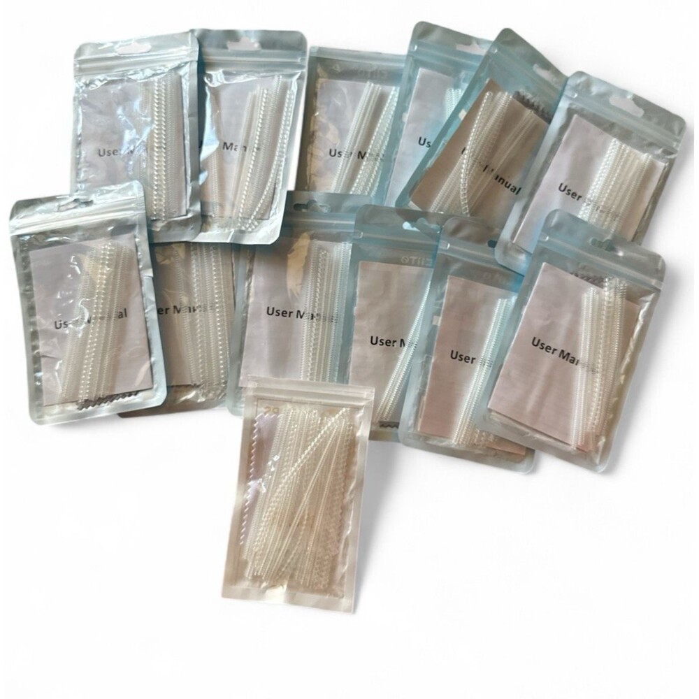 90Pc (12 Bags) Invisible Ring Sizer Adjuster Loose Rings Finger Guards Resizer